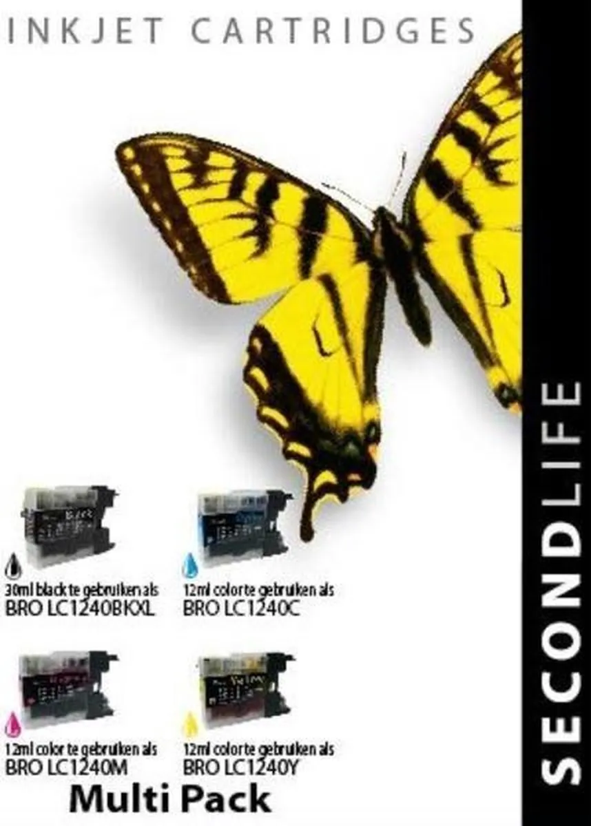 Brother LC1240 SecondLife Cartridges Multipack - 4 Stuks