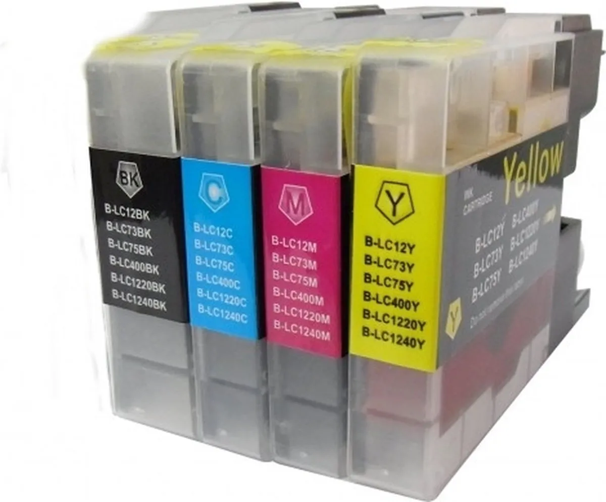 Brother LC1240 SecondLife Cartridges Multipack - 4 Stuks