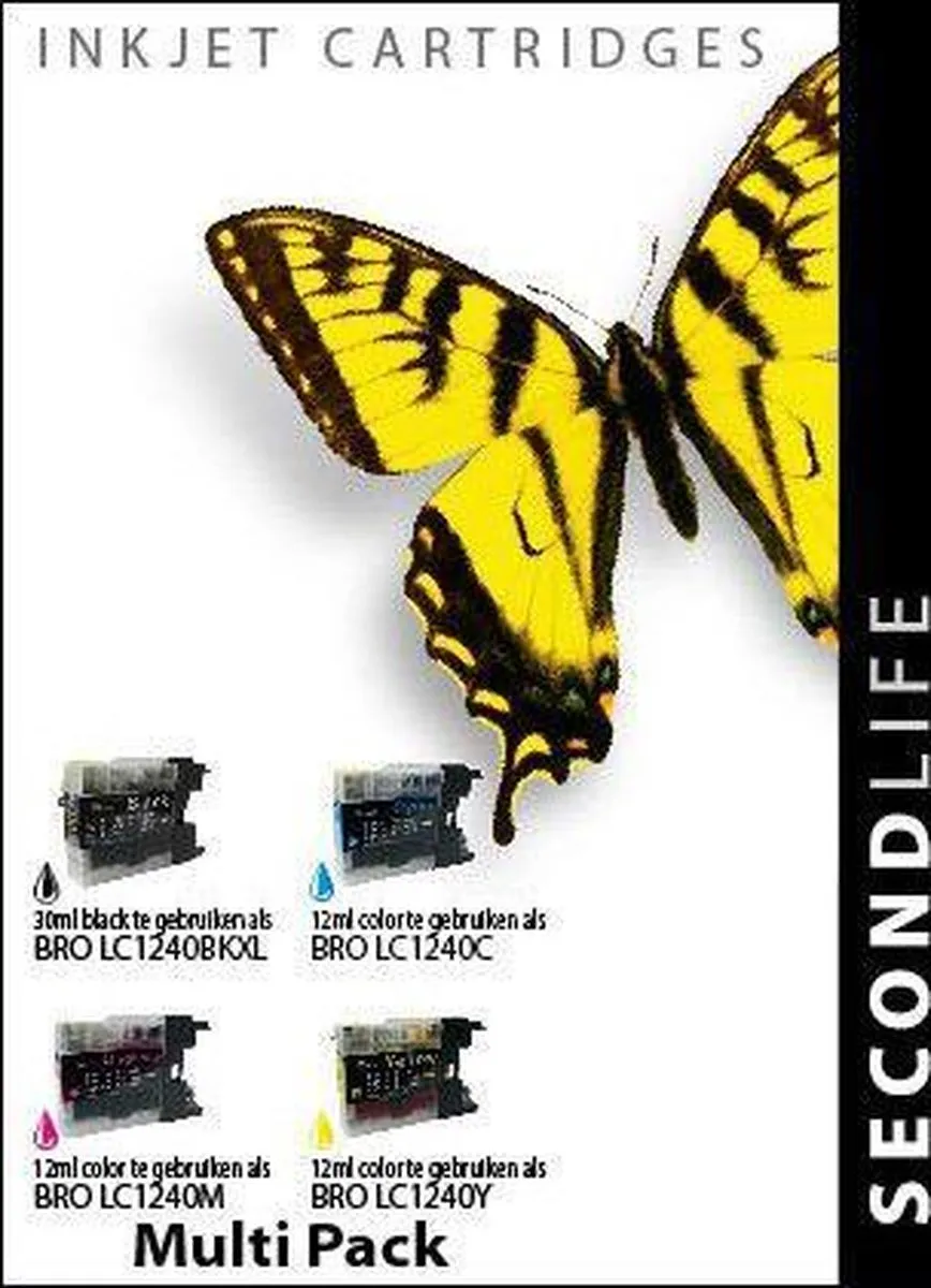 Brother LC1240 SecondLife Cartridges Multipack