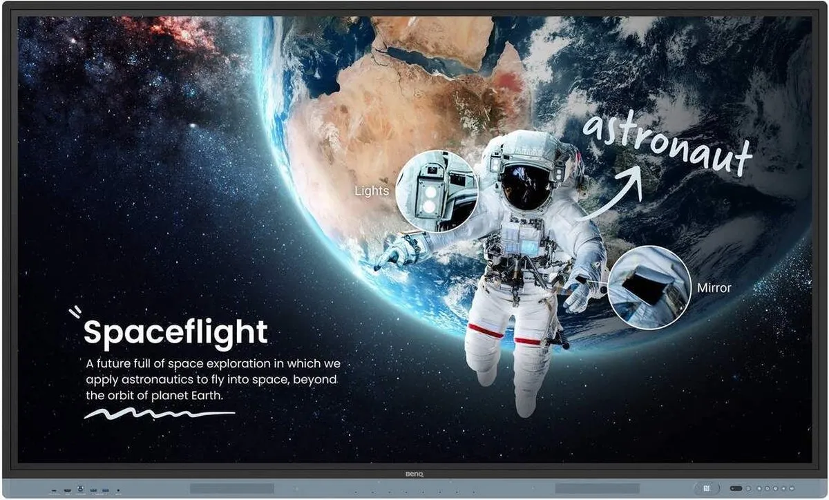 BenQ RM7504 Interactive Whiteboard 75" 4K Touchscreen