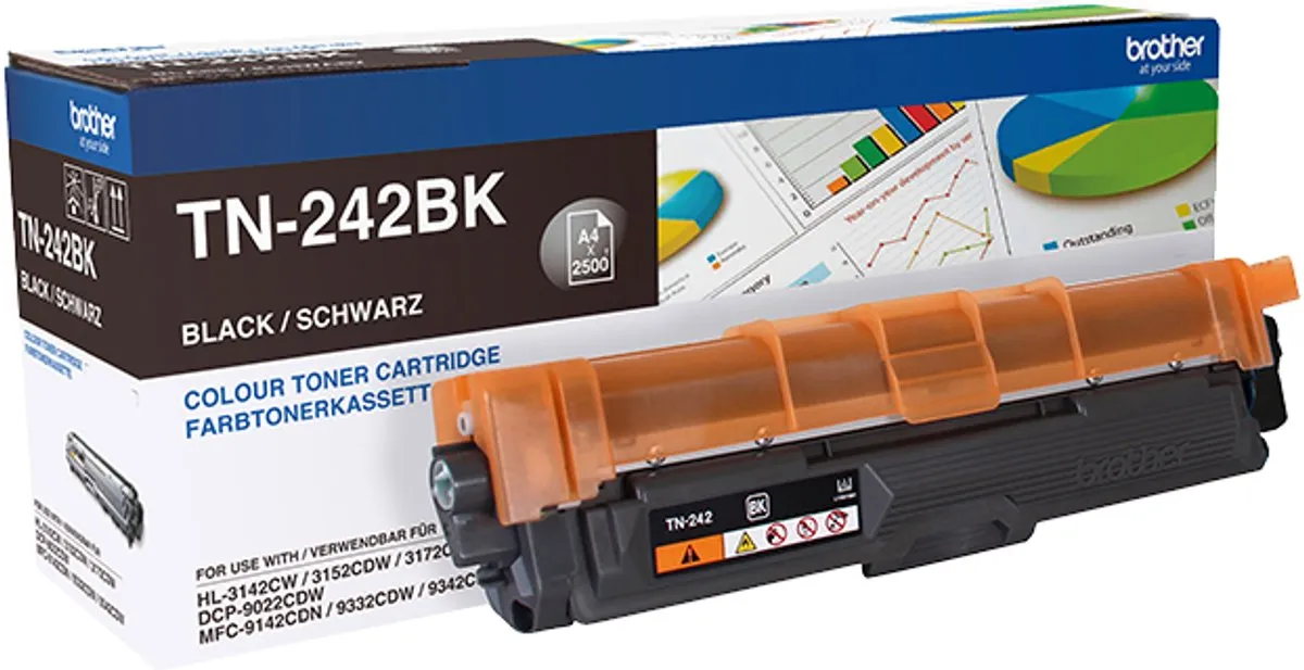 Brother TN-242BK Tonercartridge - Zwart