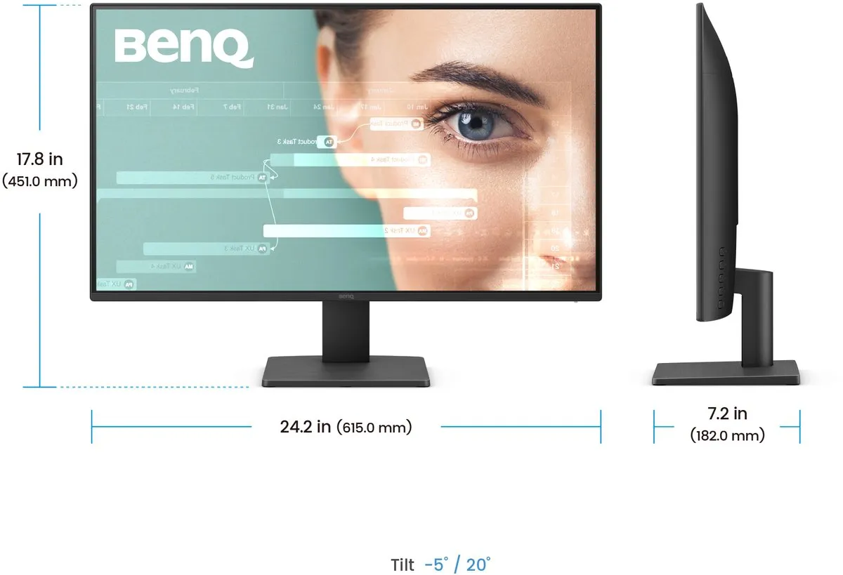 BenQ GW2791 27 inch IPS Beeldscherm - 1080p FHD 100Hz - afbeelding 6 van 6