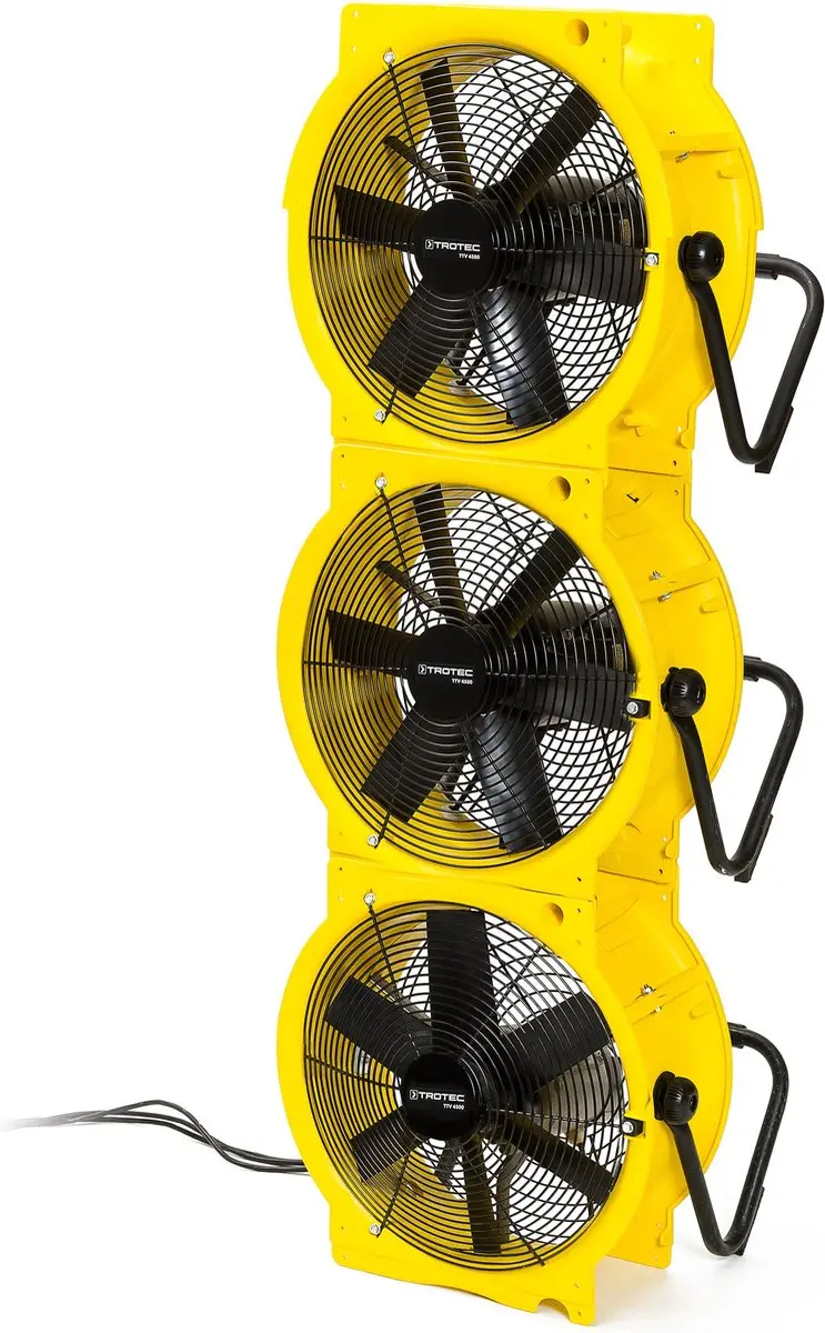 Trotec TTV 4500 Ventilator - 250W - Ø45cm - Geel/Zwart