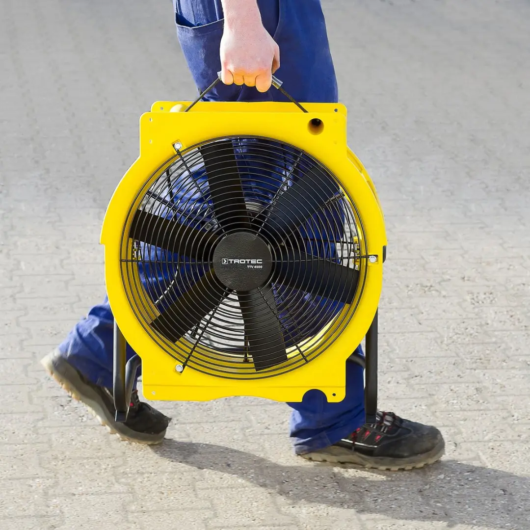 Trotec TTV 4500 Ventilator - 250W - Ø45cm - Geel/Zwart