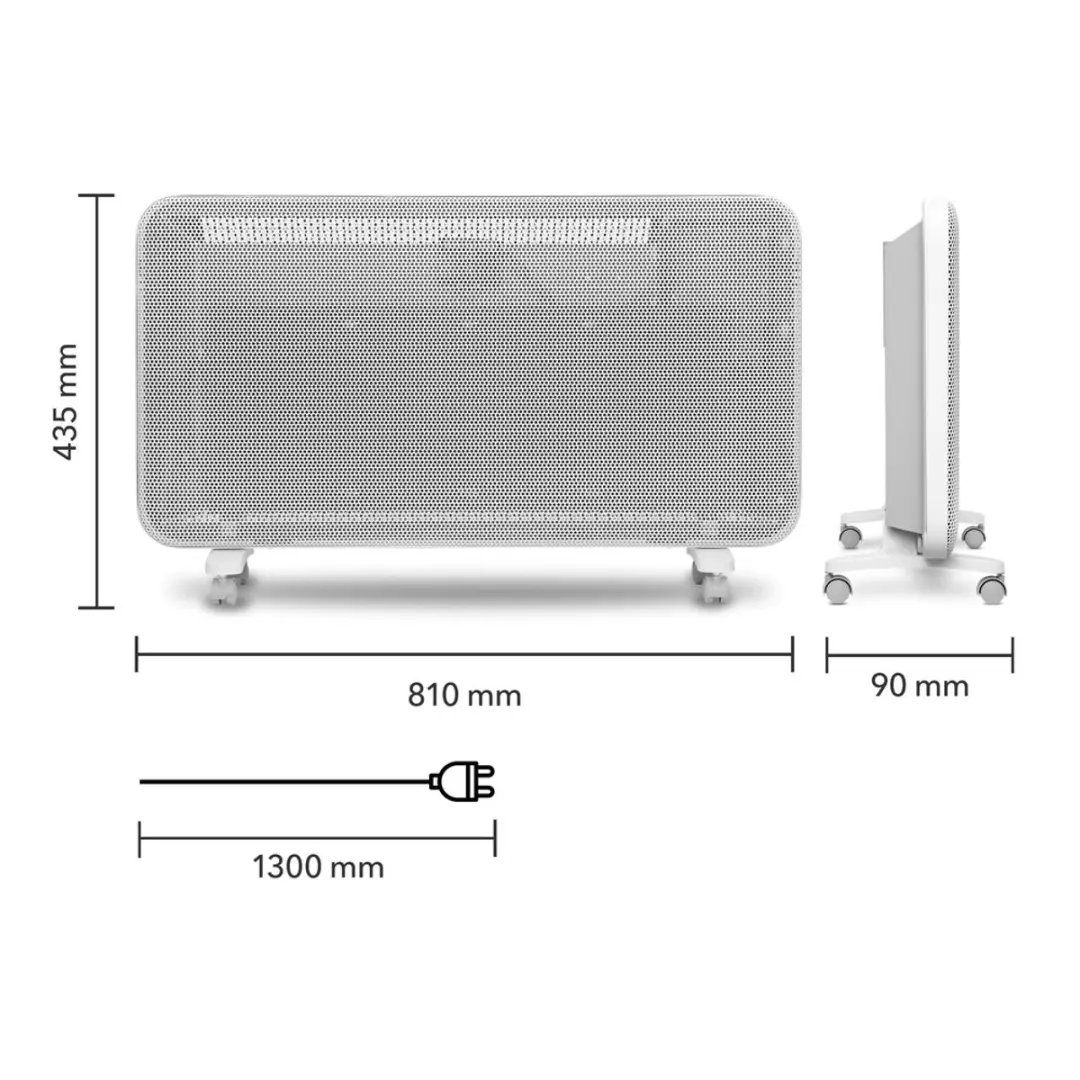 Trotec TCH 2030 E Convector 2000W - Wand-/vrijstaand - Wit - afbeelding 6 van 6