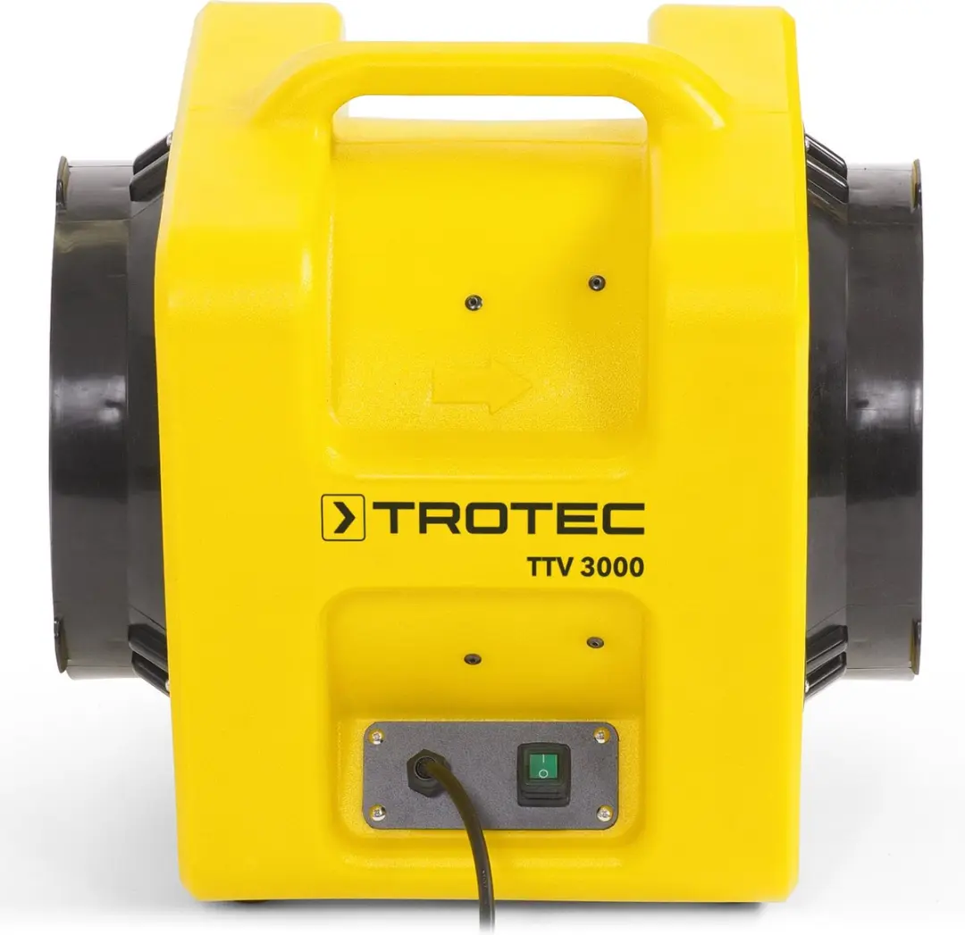 Trotec TTV 3000 Axiaalventilator 730W - Ø39cm - Geel/Zwart