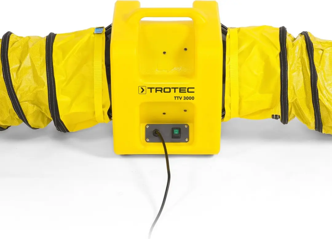 Trotec TTV 3000 Axiaalventilator 730W - Ø39cm - Geel/Zwart