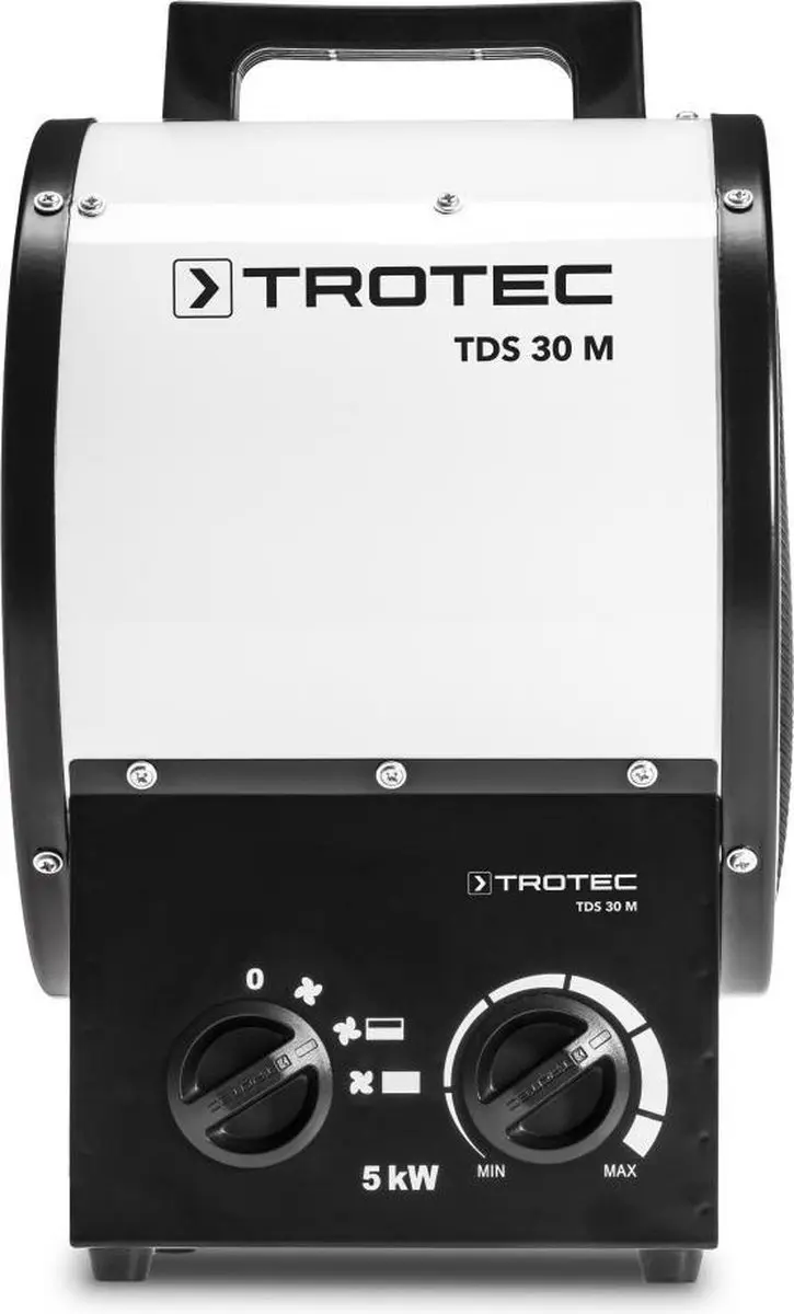 Trotec TDS 30 M Keramische Verwarmingspaneel 5000W - Staand - Wit/Zwart