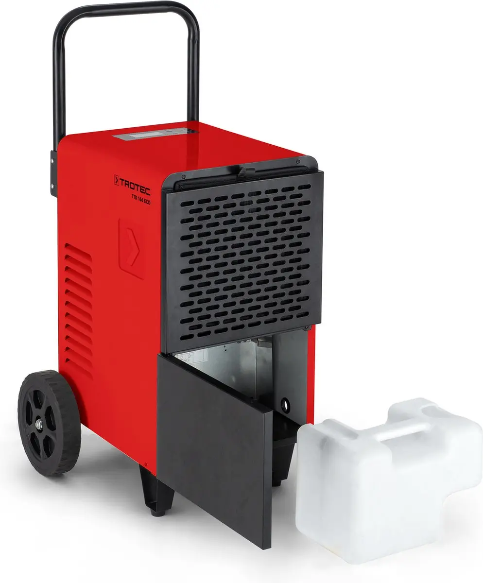Trotec TTK 166 ECO Industriële Luchtontvochtiger - 950W - 90m² - Rood/Zwart