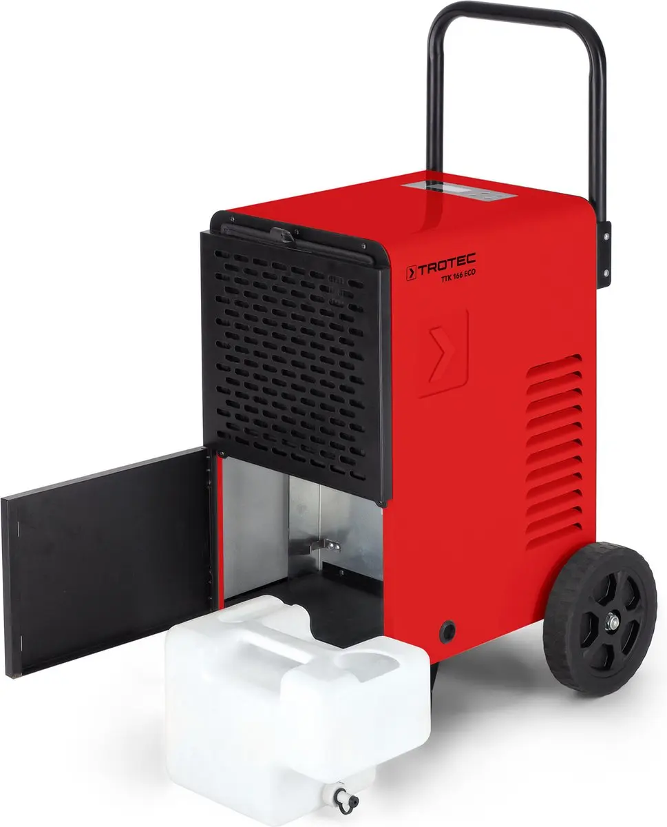Trotec TTK 166 ECO Industriële Luchtontvochtiger - 950W - 90m² - Rood/Zwart