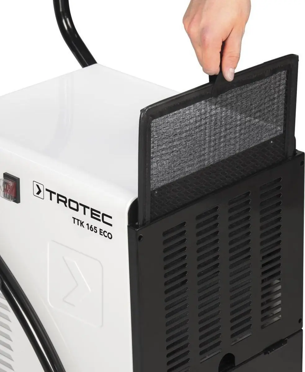 Trotec TTK 165 ECO Luchtontvochtiger - 900W - 90 m² - Wit/Zwart - afbeelding 6 van 6