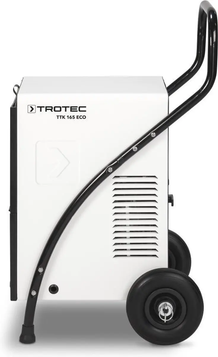 Trotec TTK 165 ECO Luchtontvochtiger - 900W - 90 m² - Wit/Zwart