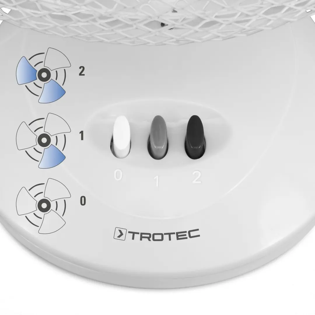 Trotec TVE 9 Tafelventilator - 25W - Ø23cm