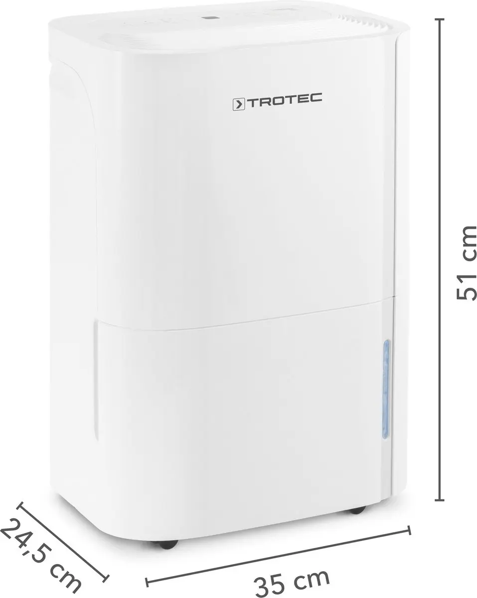 Trotec TTK 66 E Luchtontvochtiger - 440W - 50m² - Wit