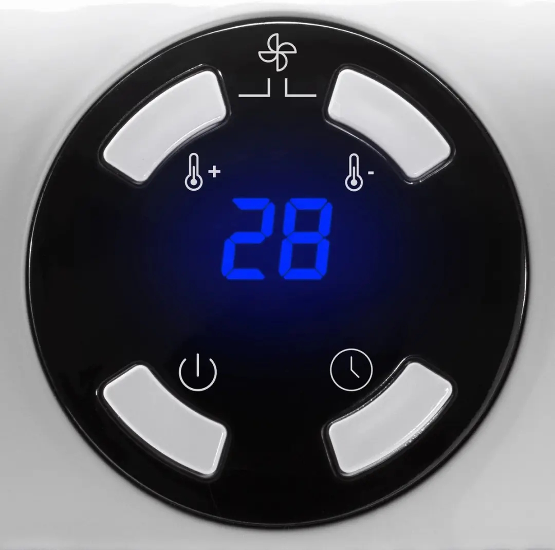 Trotec TFC 1 E Keramische Stopcontactverwarming 500W - Zwart/Wit