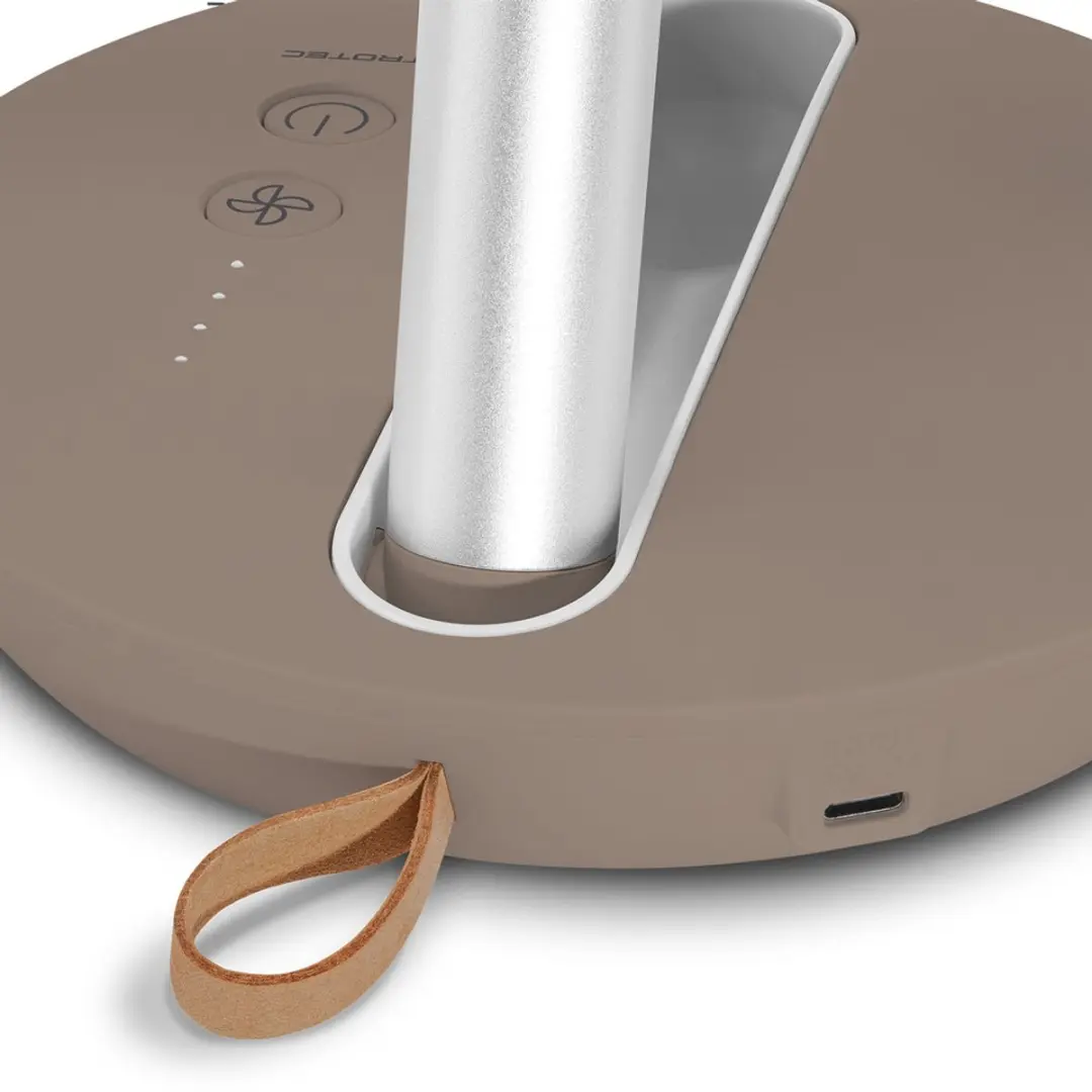 Trotec TVE 2 B Tafelventilator - 5W - 14,5cm - Bruin-beige