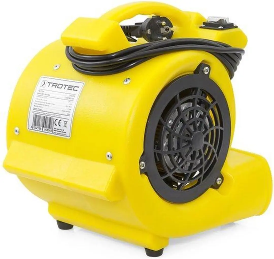 Trotec TFV 10 S Turboventilator - 100W - Geel