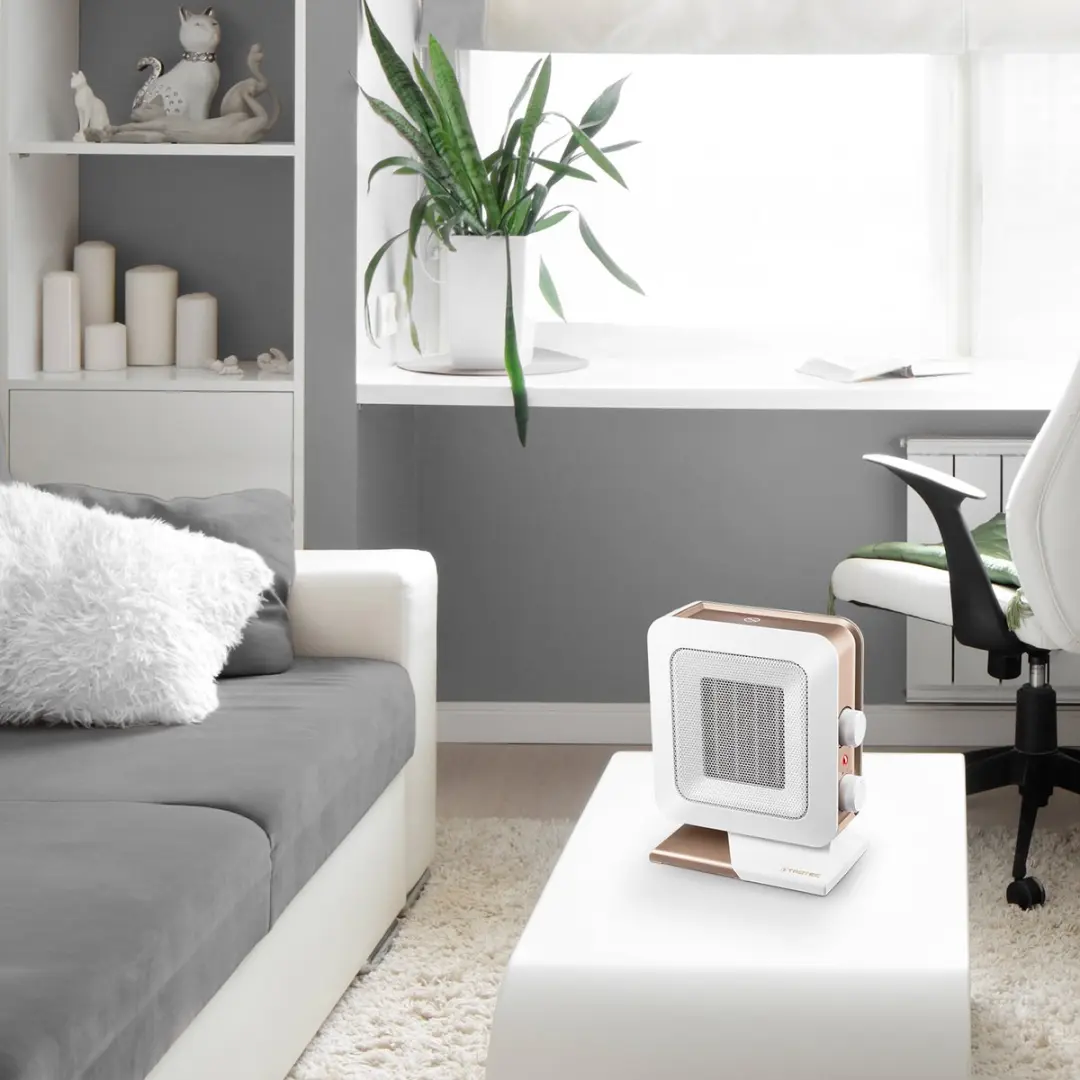 Trotec TFC 14 E Keramische Kachel 1400W - Staand - Wit/Goud