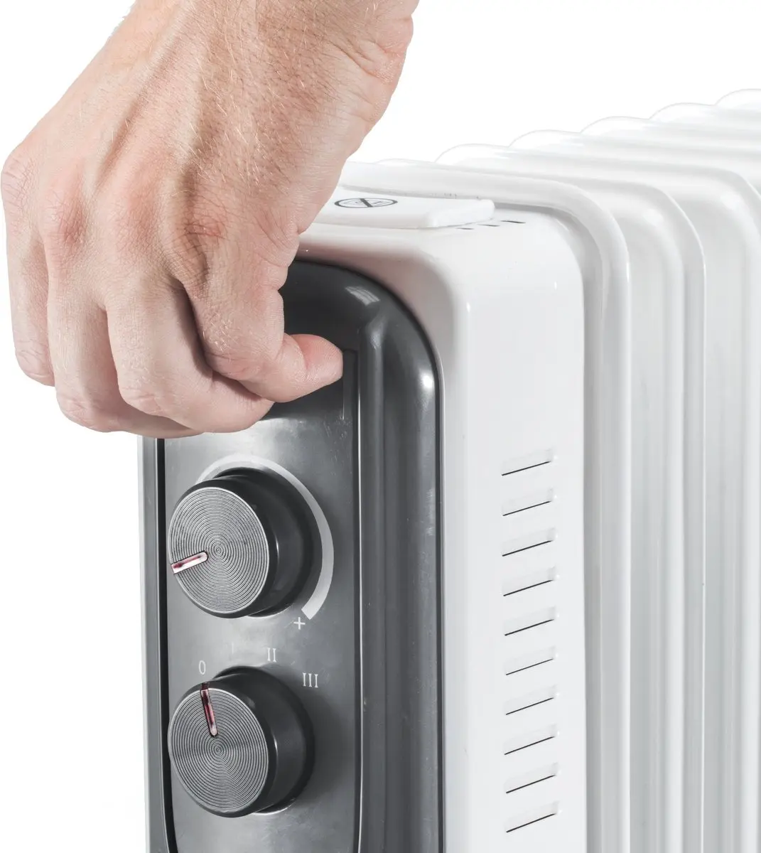 Trotec TRH 21 E Oliegevulde Radiator 2500W - Wit - afbeelding 6 van 6