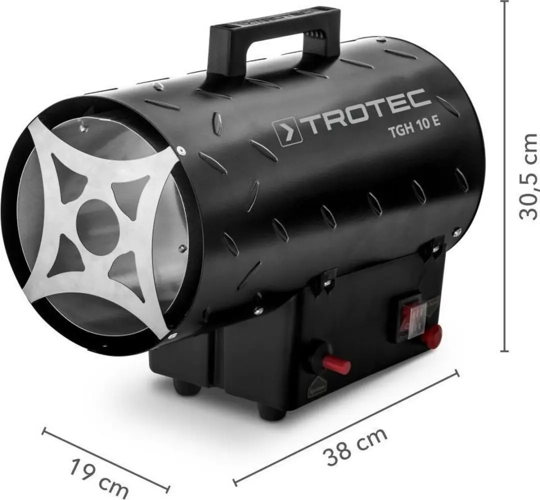 Trotec TGH 11 E Gaskanon 1000W - Zwart