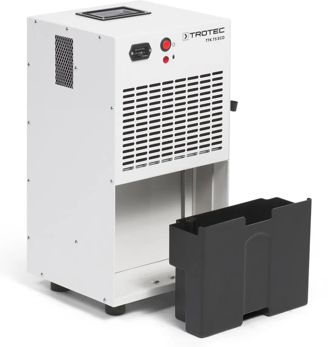 Trotec TTK 75 ECO Luchtontvochtiger - 350W - 45 m² - Wit/Zwart