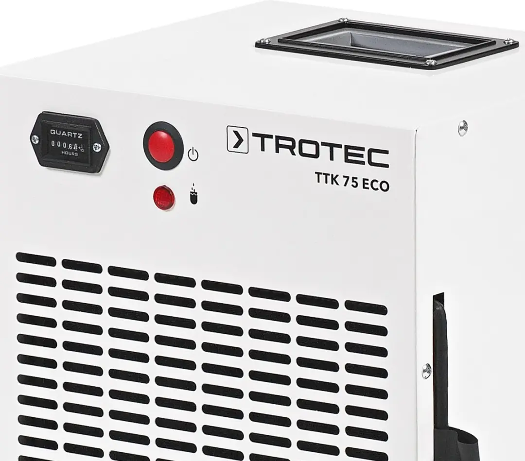 Trotec TTK 75 ECO Luchtontvochtiger - 350W - 45 m² - Wit/Zwart - afbeelding 6 van 6