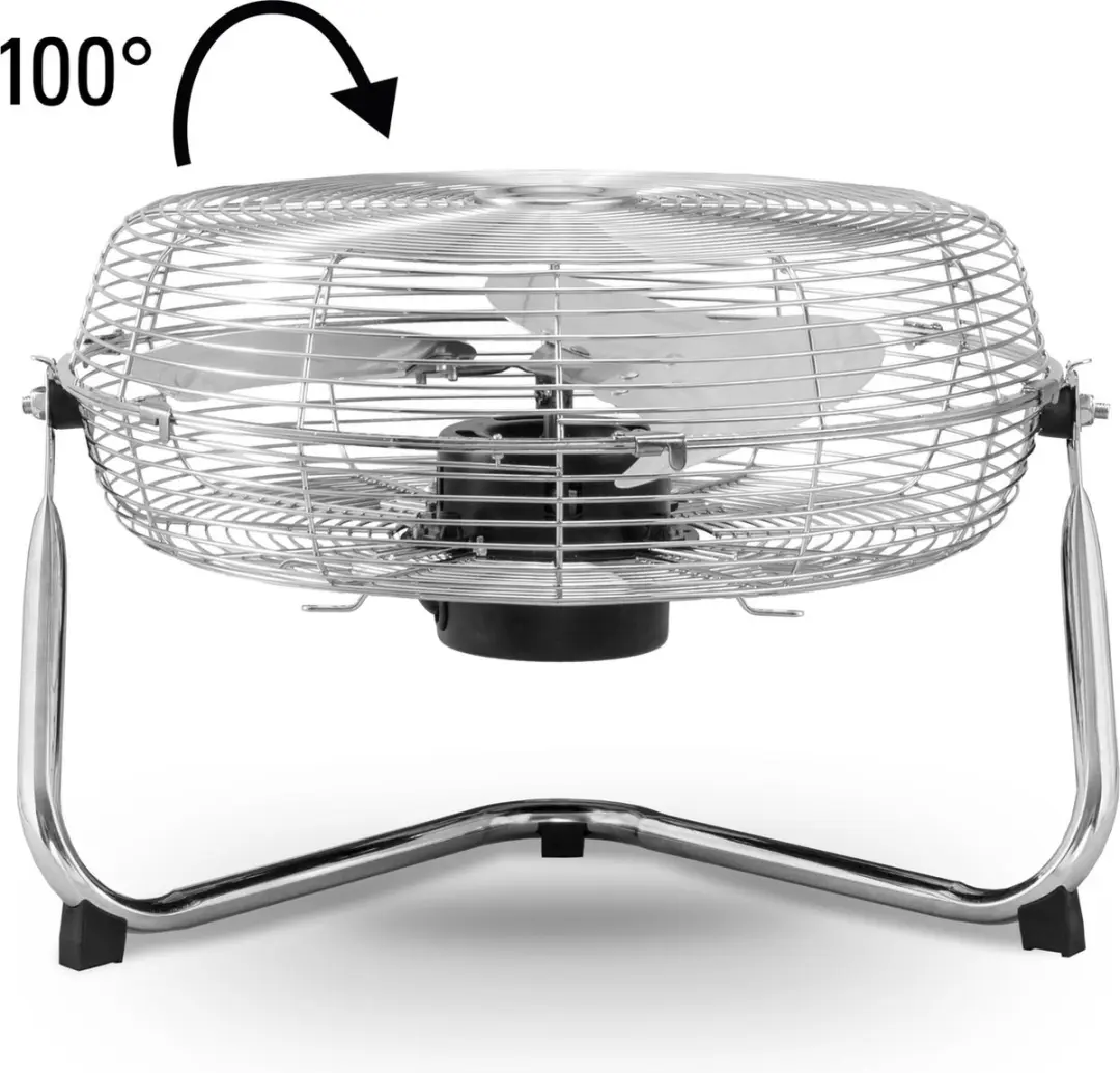 Trotec TVM 12 Vloerventilator - 37W - Ø30cm - Zilverkleurig