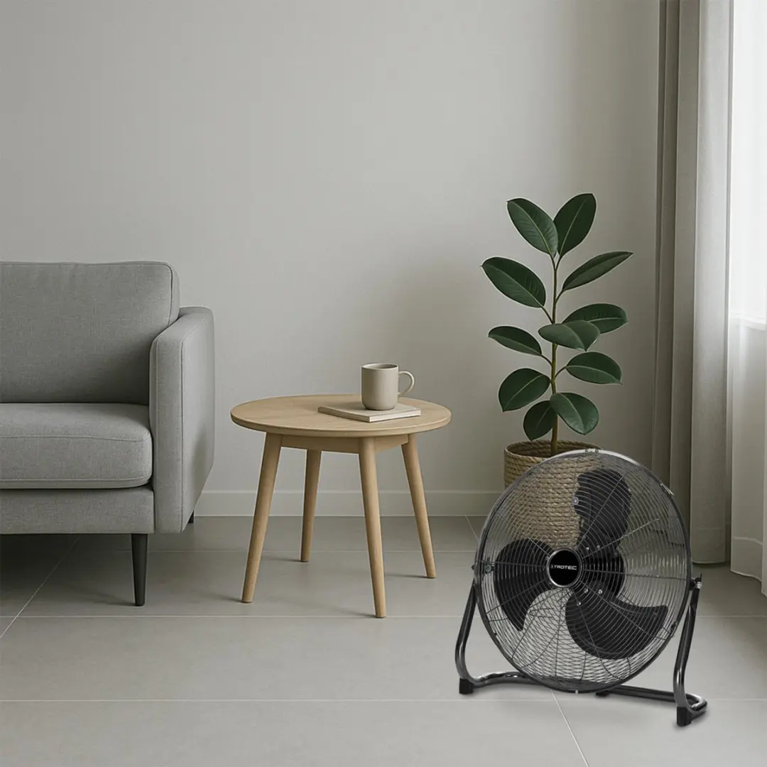 Trotec TVM 19 Vloerventilator - 115W - Ø50cm - Zwart