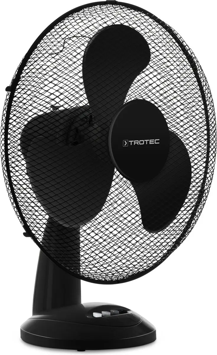 Trotec TVE 18 Tafelventilator - 50W - 40cm - Zwart