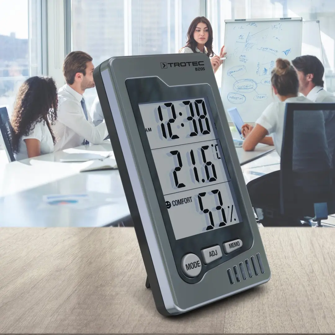 Trotec BZ05 Ruimte Thermohygrometer - Zilvergrijs - afbeelding 6 van 6