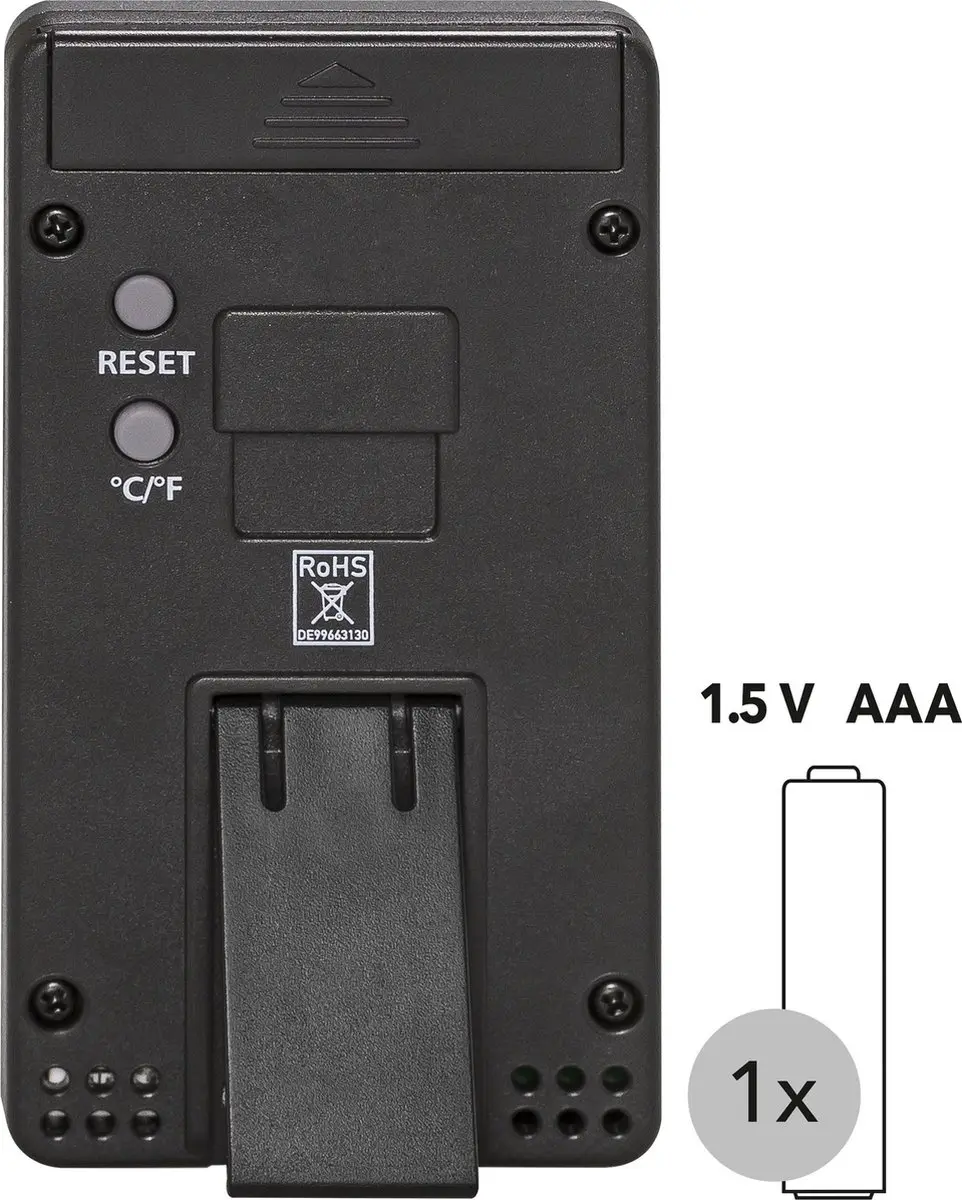 Trotec BZ05 Ruimte Thermohygrometer - Zilvergrijs