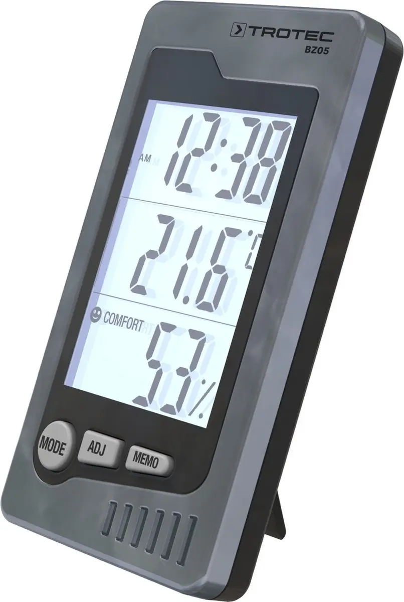 Trotec BZ05 Ruimte Thermohygrometer - Zilvergrijs