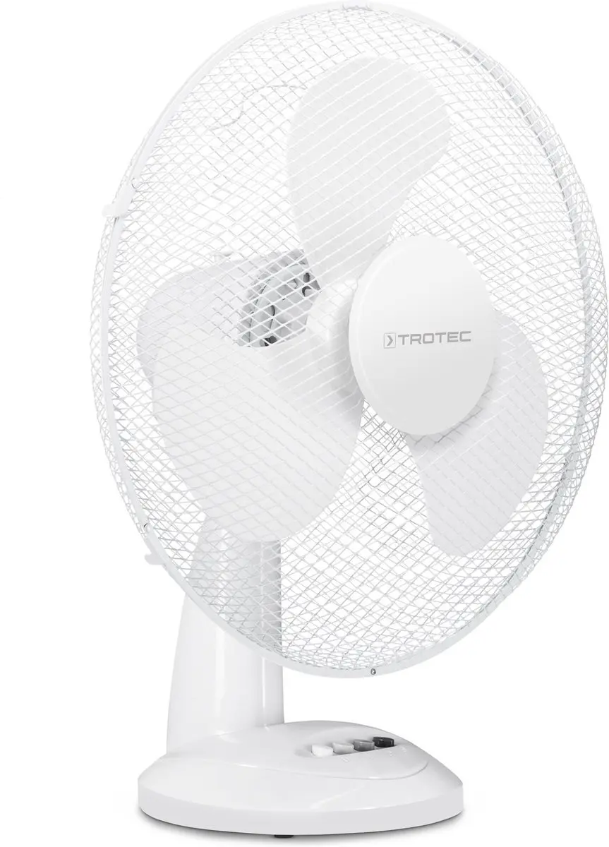 Trotec TVE 14 Tafelventilator 50W - 40cm - 3 Snelheden - Wit