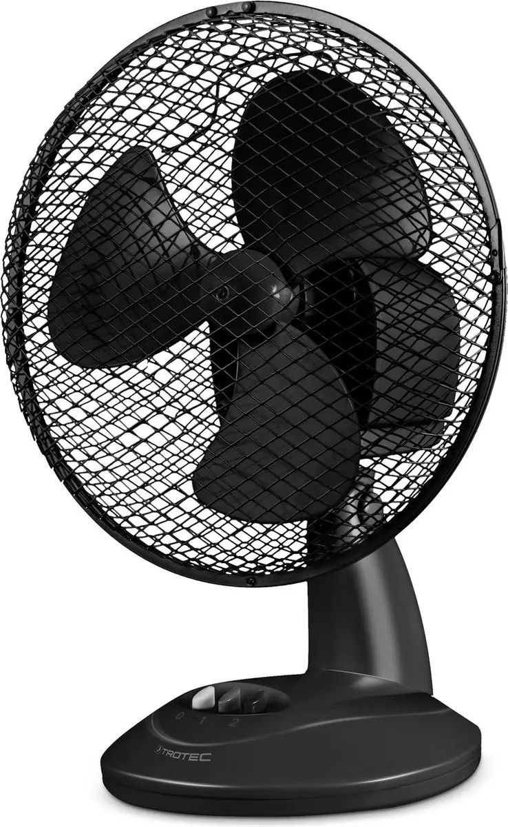 Trotec TVE 8 Tafelventilator 25W - 23cm - Zwart