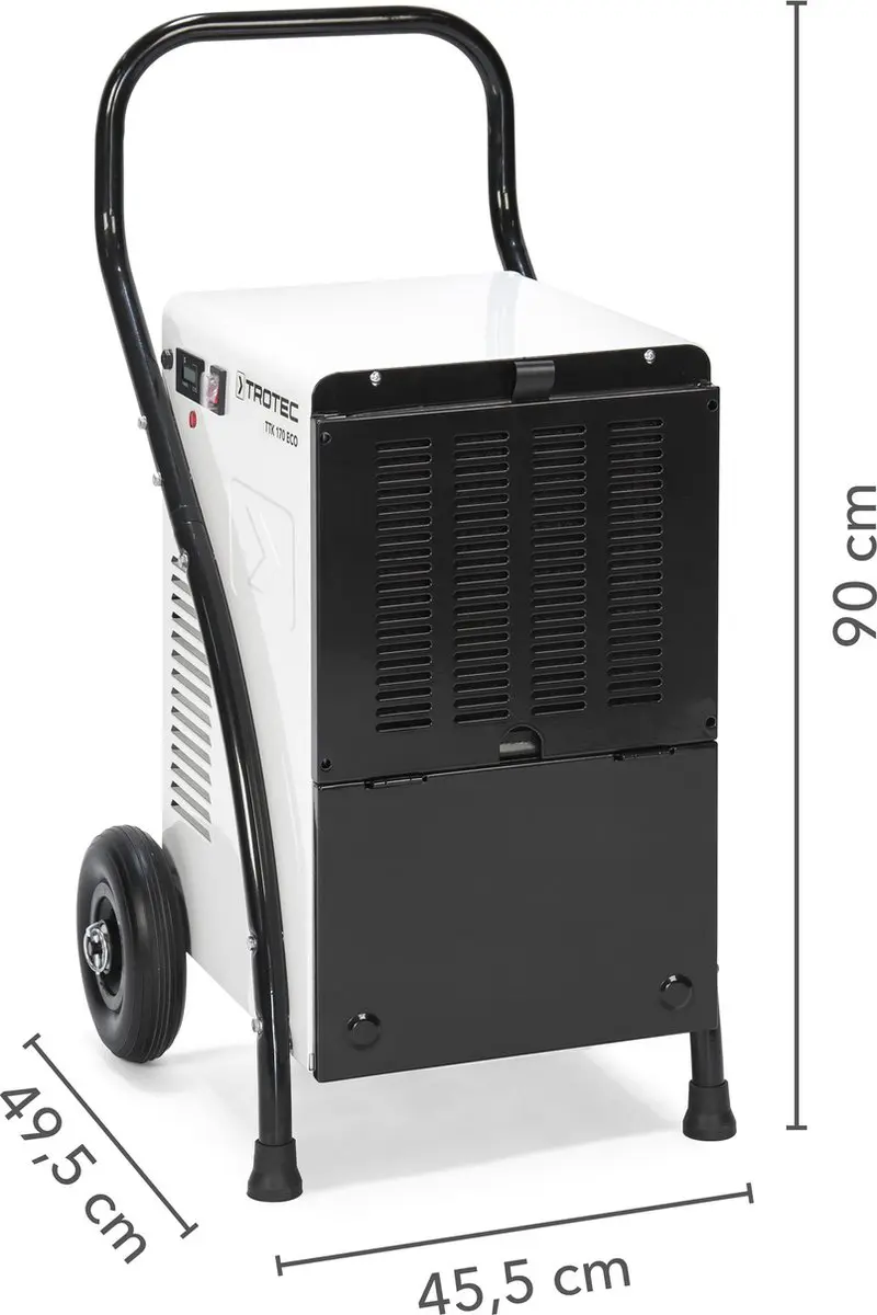 Trotec TTK 170 ECO Luchtontvochtiger - 400W - 90m² - Wit/Zwart