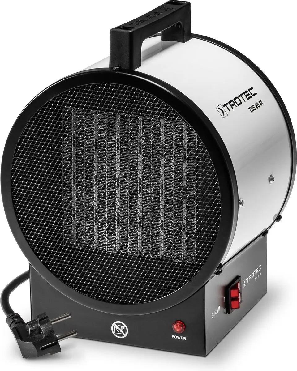 Trotec TDS 20 M Keramische Verwarmingspaneel 3000W - Wit & Zwart