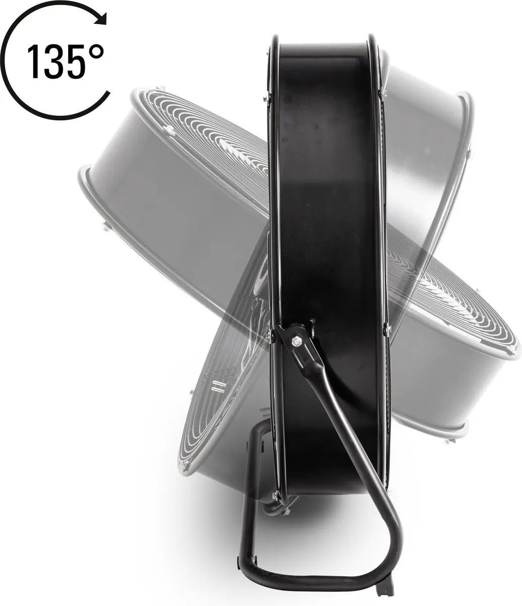 Trotec TVM 24 D Vloerventilator - 124W - 60cm - Zwart