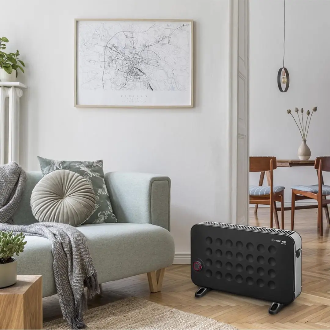 Trotec TCH 25 E Convector - 2000W - 24 m² - 3 Standen - Zwart