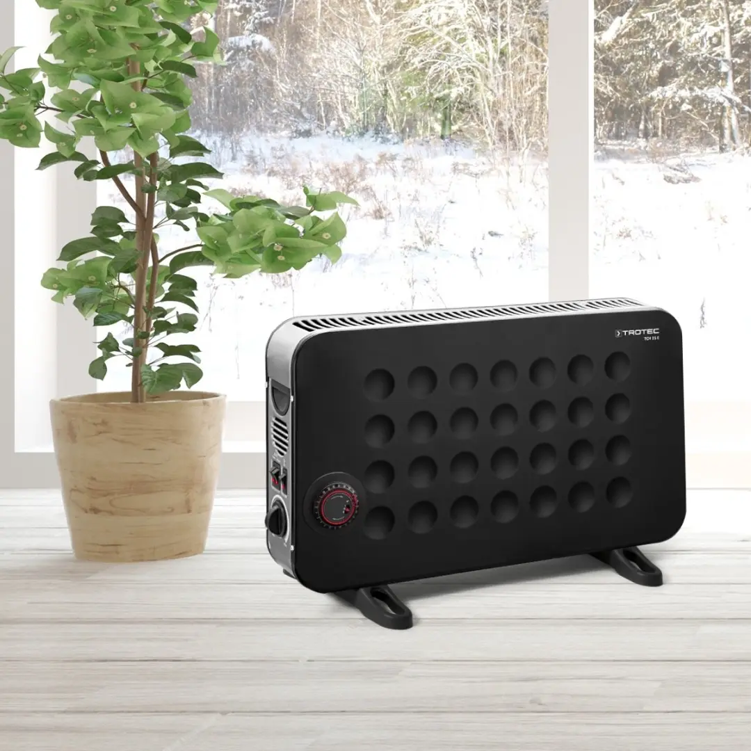 Trotec TCH 25 E Convector - 2000W - 24 m² - 3 Standen - Zwart
