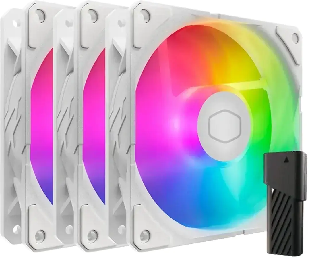 Cooler Master SickleFlow Edge 120 ARGB MFX-B2DW-253P2-R2 - 3x 120mm - Wit