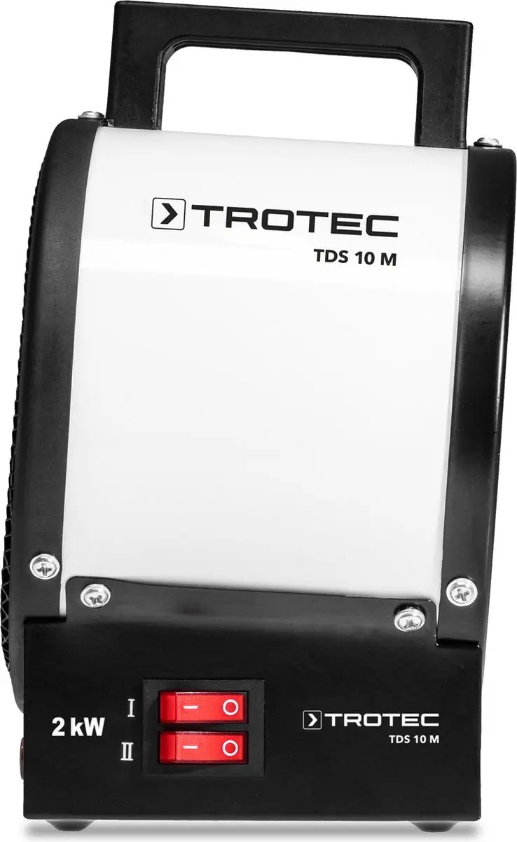 Trotec TDS 10 M Elektrische Kachel 2000W - Staand - Zwart/wit - afbeelding 6 van 6