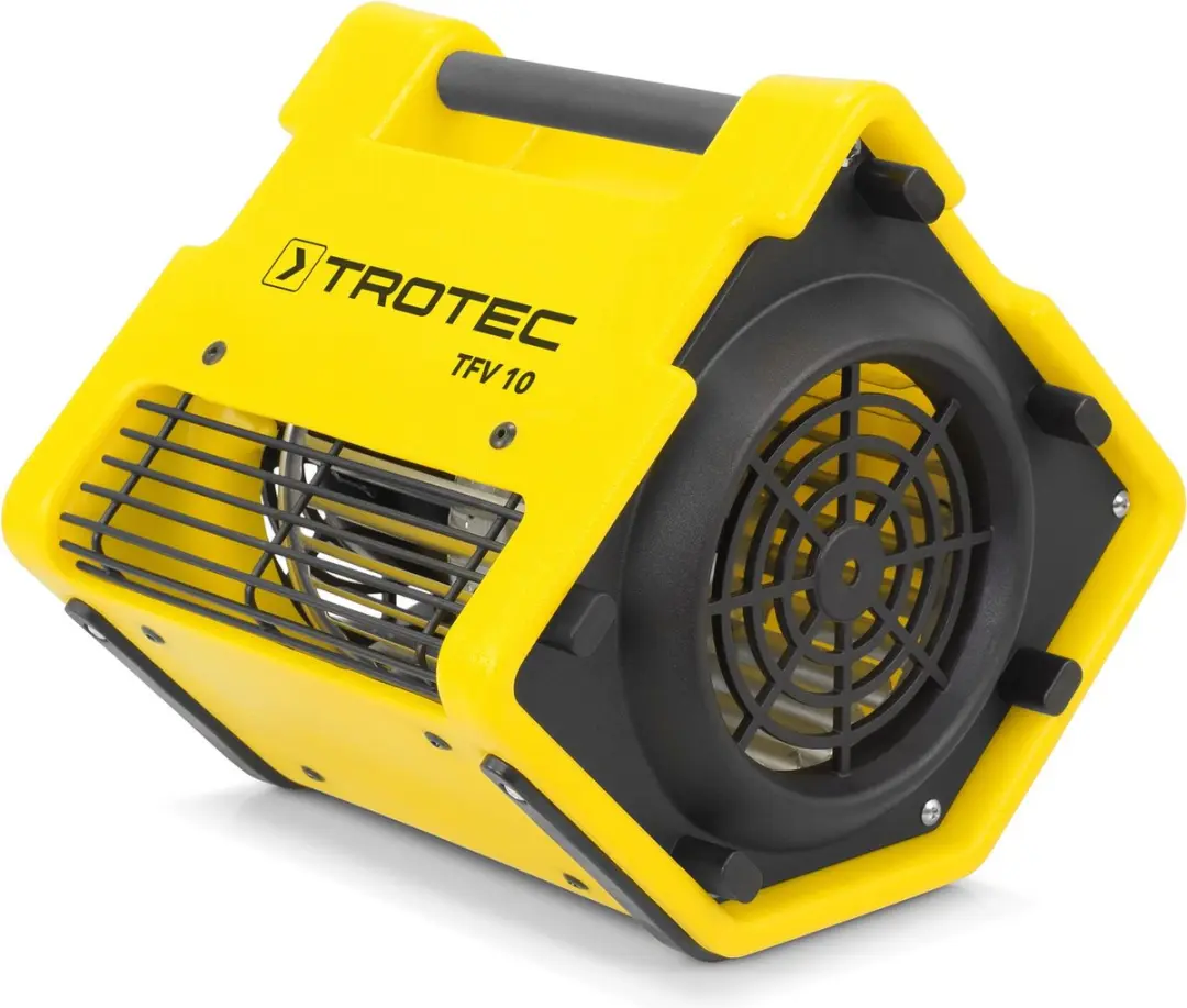Trotec TFV 10 Vloerventilator - 90W - Geel/Zwart
