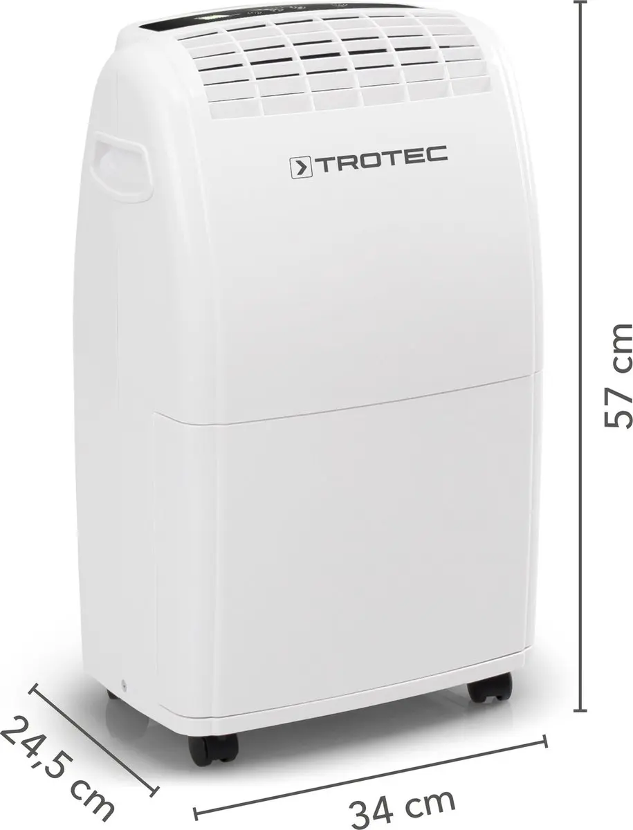 Trotec TTK 75 E Luchtontvochtiger - 355W - 45 m² - Wit