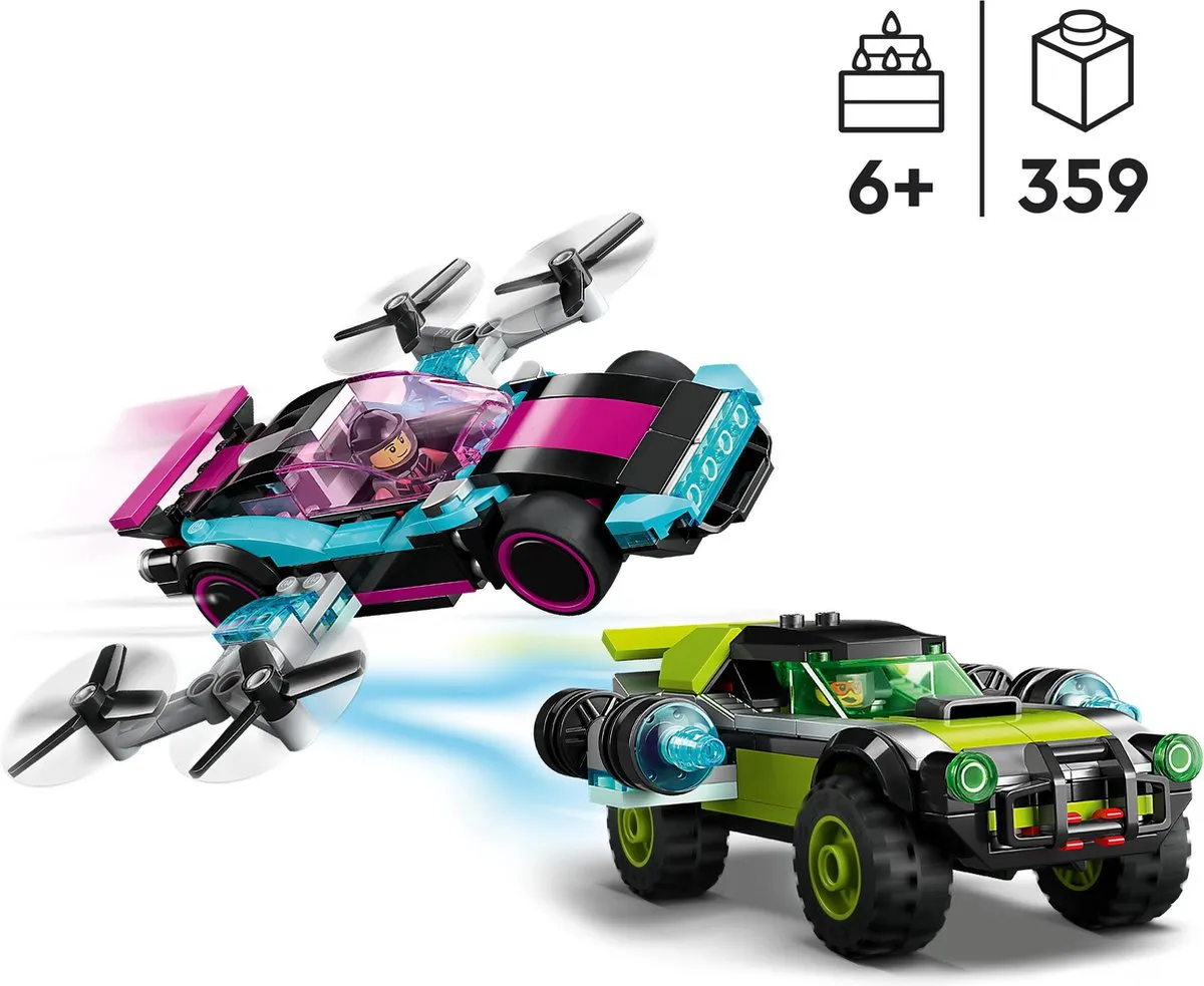 LEGO City Aangepaste Racewagens 60396 - 359 Stukken - afbeelding 5 van 6