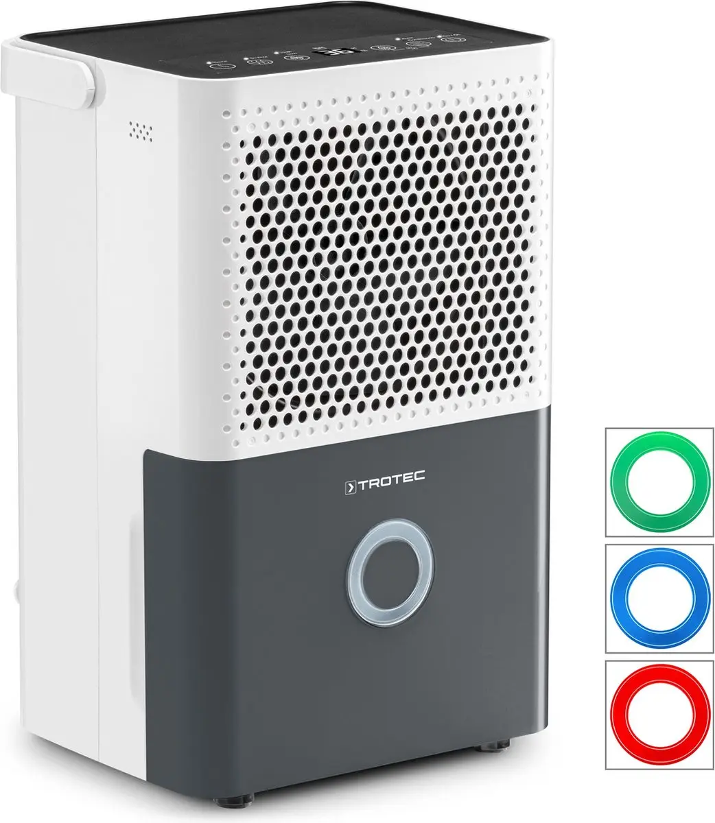 Trotec TTK 33 E Luchtontvochtiger - 1,5L - 240W - Wit/Grijs
