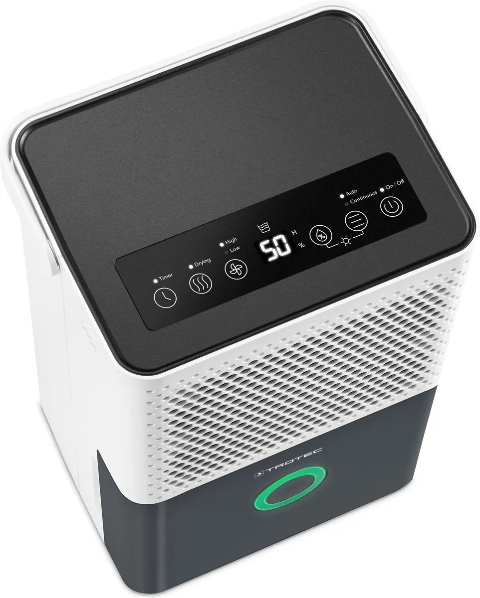 Trotec TTK 33 E Luchtontvochtiger - 1,5L - 240W - Wit/Grijs
