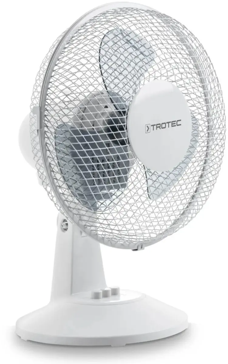 Trotec TVE 10 Tafelventilator - 25W - 23cm - Wit