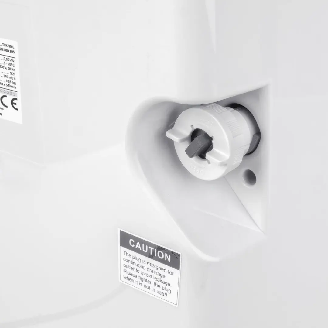 Trotec TTK 90 E Luchtontvochtiger - 520W - 90m² - Wit