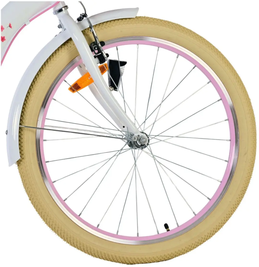 Volare Blossom Kinderfiets 24 inch - Meisjes - 1 Versnelling - Wit