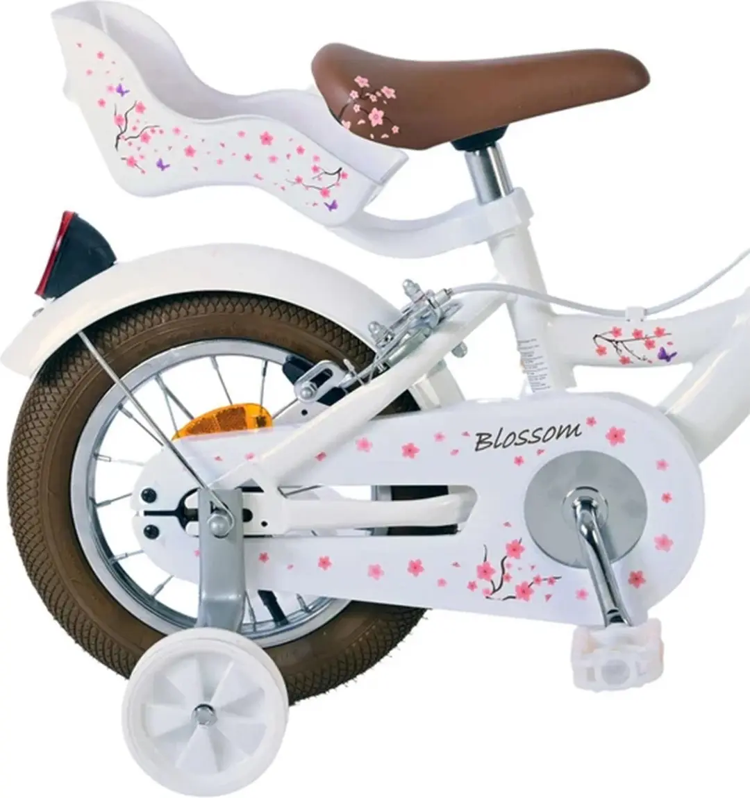 Volare Blossom Kinderfiets 12 inch - Meisjes - Wit